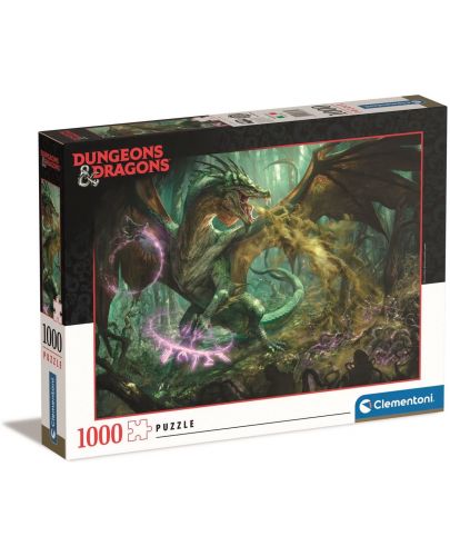 Пъзел Clementoni от 1000 части - Dungeons & Dragons - 1